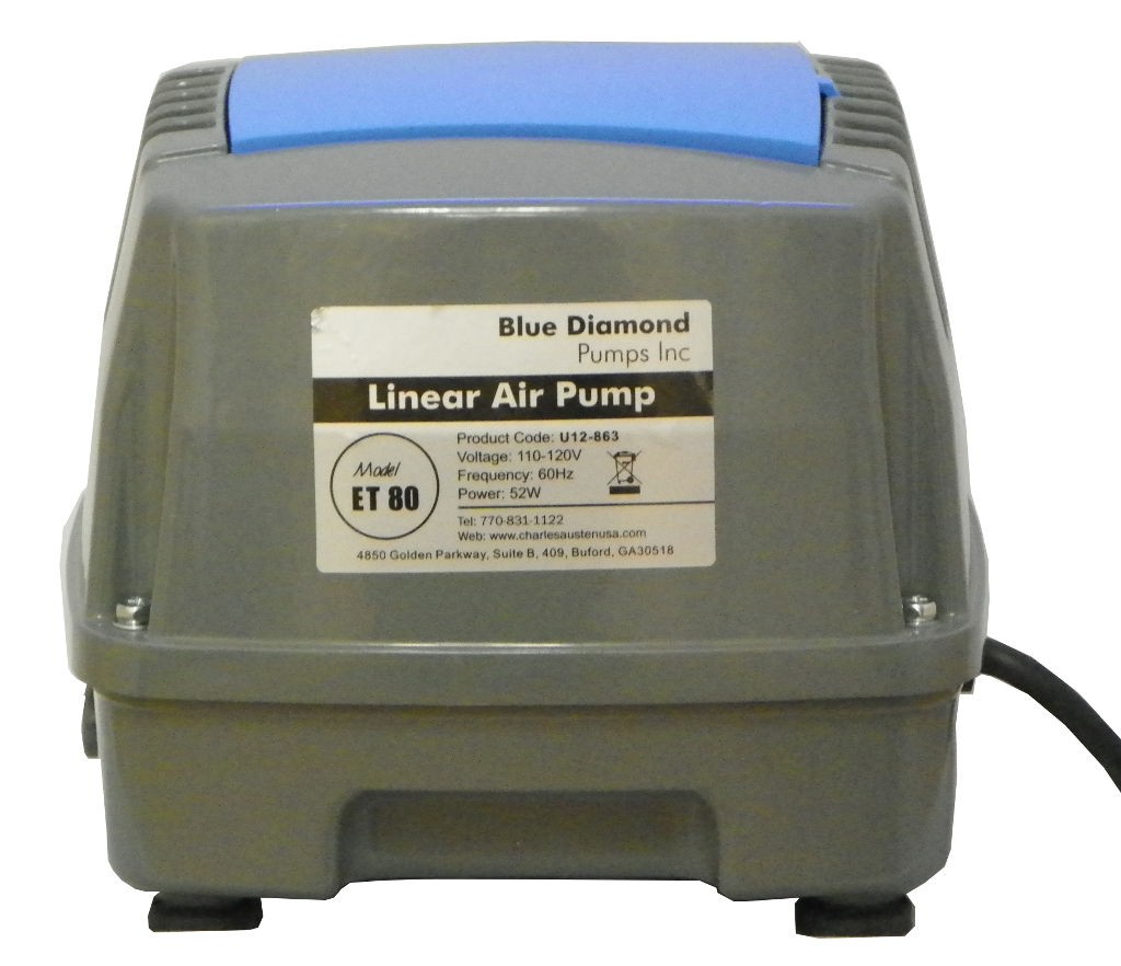 Blue Diamond Envir-o® ET60 Linear Air Pump for Ponds or Septic Systems
