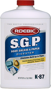 Roebic K-87 S.G.P. - Soap, Grease, & Paper Digester - 1qt