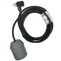 SJE Rhombus Junior Super Single Pump Float Switch With "Piggyback Plug" 10Ft (1001896) (Normally Open/Pump Down)